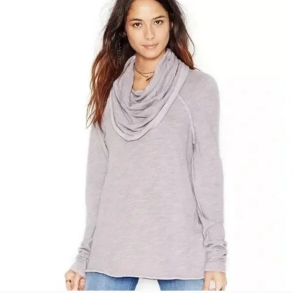 Free People beach cocoon cowl sweatshirt